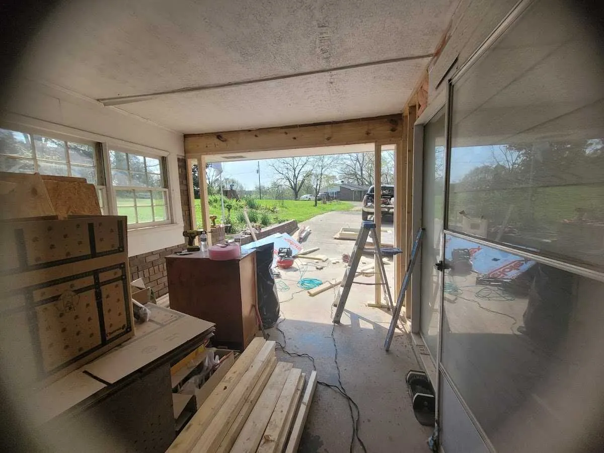 Air movers and dehumidifier for Water Mitigation Services in Derby